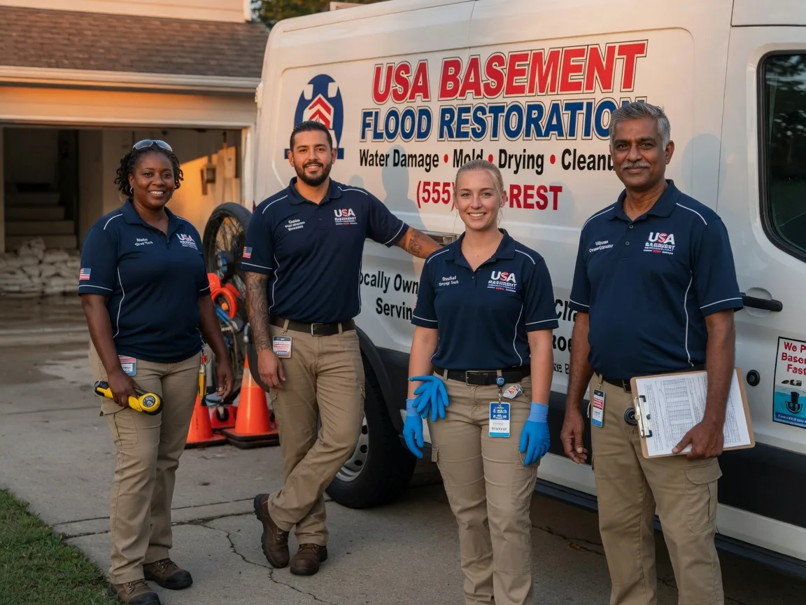 Basement Flood Cleanup company in Temple, ME